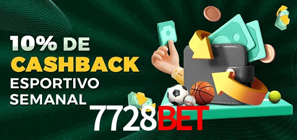 10% de bônus de cashback na 7728bet
